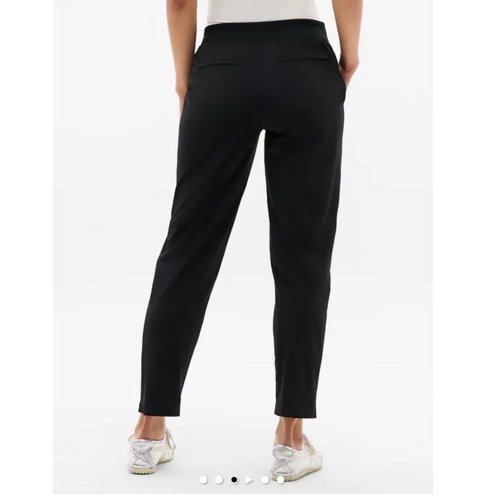 Athleta‎ NWT Brooklyn Ankle Pant Black-8 Petite - Picture 2 of 7